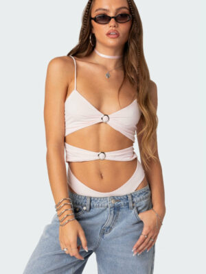 Amethyst Cut Out Bodysuit