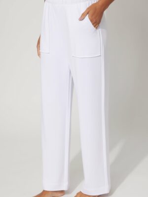 Modal Relaxed Fit Wide Leg Pant