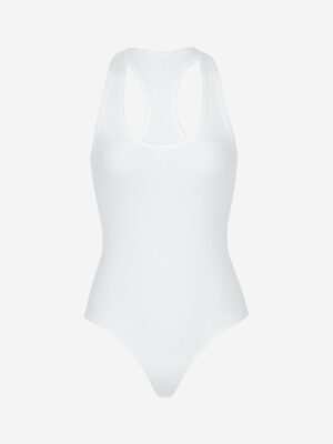 Luxury Rib Racerback Tank Bodysuit