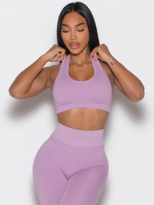 Rib Backless Bra