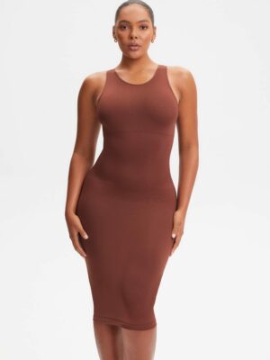 SnatchedKnit Halter Maxi Dress
