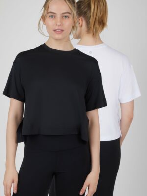2 PK Boxy Short Sleeve Top