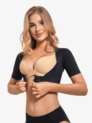 Upper Arm Compression Sleeves Open Bust Arm Faja Shapewear after Lipo