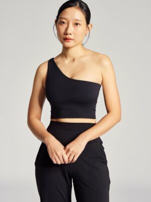 Toga Longline Bra 2.0 in Black Sesame