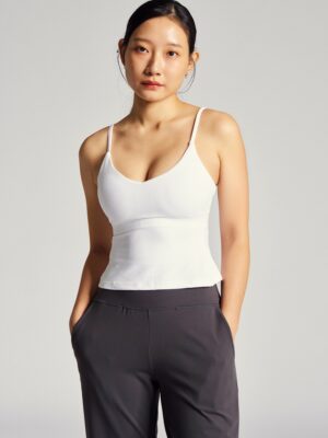 V Cami Bra in Yoghurt (Long)