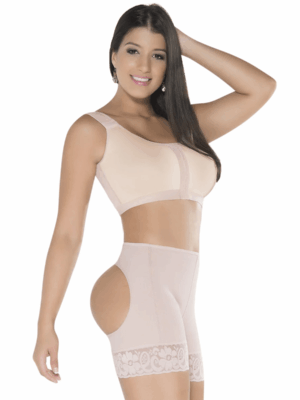 Equilibrium Booty Boosting Shapewear Open Butt Lifter Short