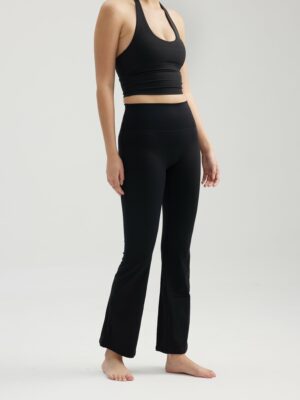 sharesto- Flare Pants in Black Sesame