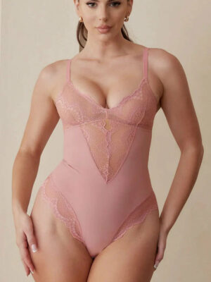 Sculpting Lace Shapewear Bodysuit