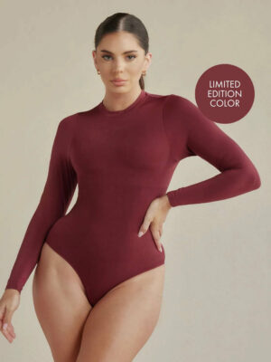 Long Sleeve Crew Neck Butter Sculpt® Seamless Shapewear Bodysuit