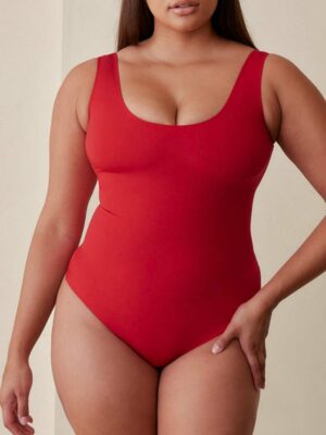 Scoop Tank Hourglass Shapewear Cheeky Bodysuit