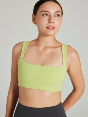 Square Neck Bra in Zest