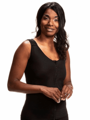 Wear Ease V-Neck Torso Compression Vest For Relief From Swelling