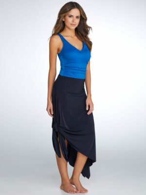 Handkerchief Skirt Swim Cover-Up