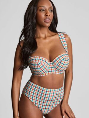Panache Seersucker Bette Balcony Bikini Top Multi