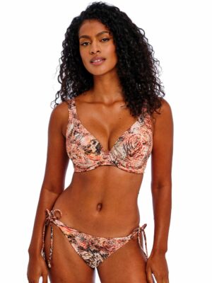 Freya Desert Cat High Apex Bikini Top Sunset